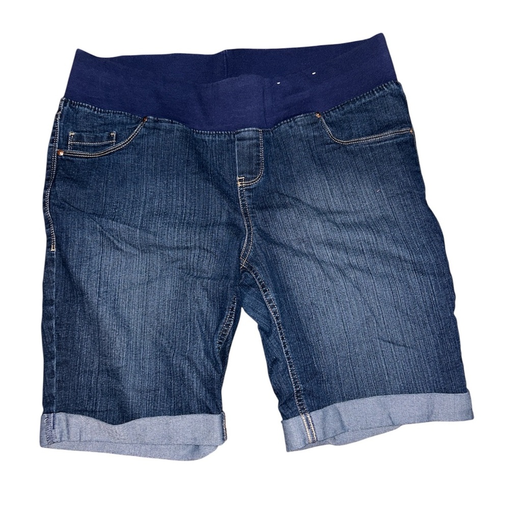 Great Expectations Maternity Indigo Jean Shorts